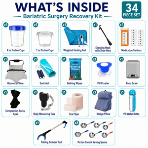 Bariatric Surgery Recovery Kit (34 Pc) - JDCareUSA