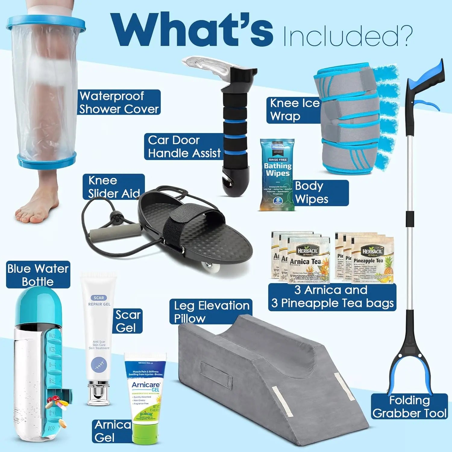 Knee Surgery Kit (22pc) - JDCareUSA