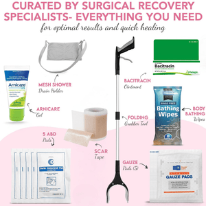 Mastectomy Plus Kit with SurgiSupport (33 pc) - JDCareUSA