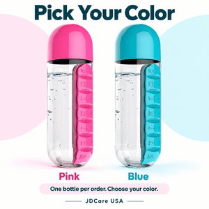 Pill Box Waterbottle - JDCareUSA