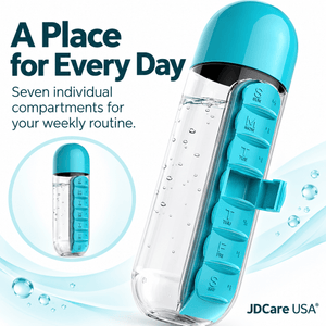 Pill Box Waterbottle - JDCareUSA