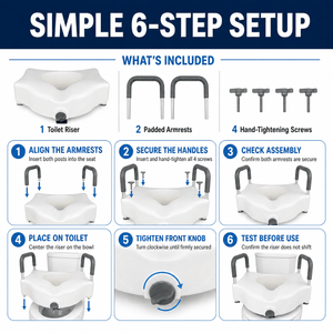 Toilet Seat Riser - JDCareUSA
