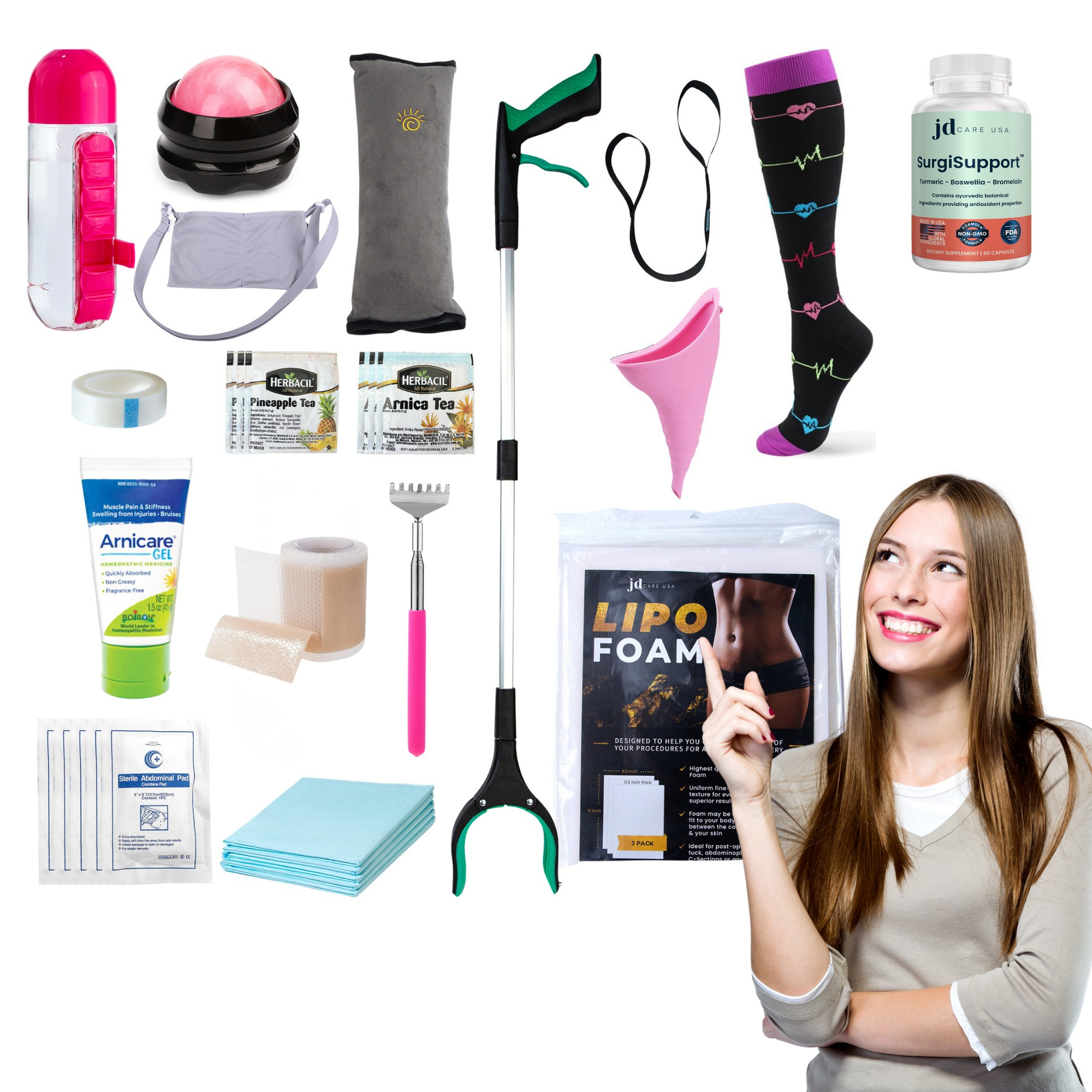 Tummy Tuck Kit with SurgiSupport - JDCareUSA