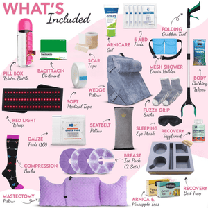 Ultimate Mastectomy Kit with SurgiSupport (36 pc) - JDCareUSA