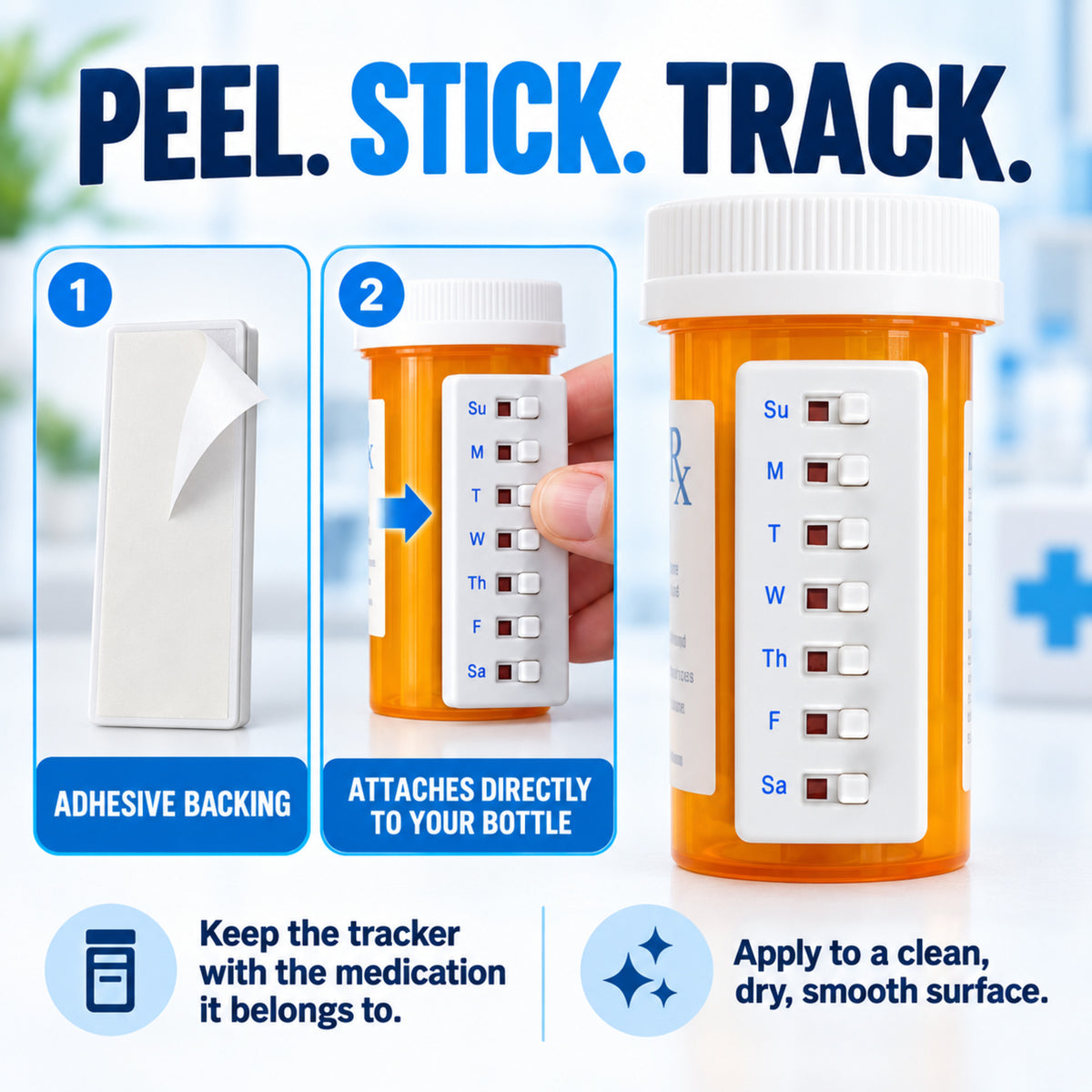 Medication Trackers (Set of 3)