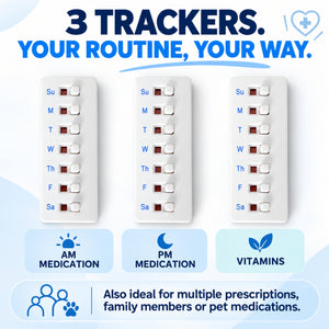 Medication Trackers (Set of 3)