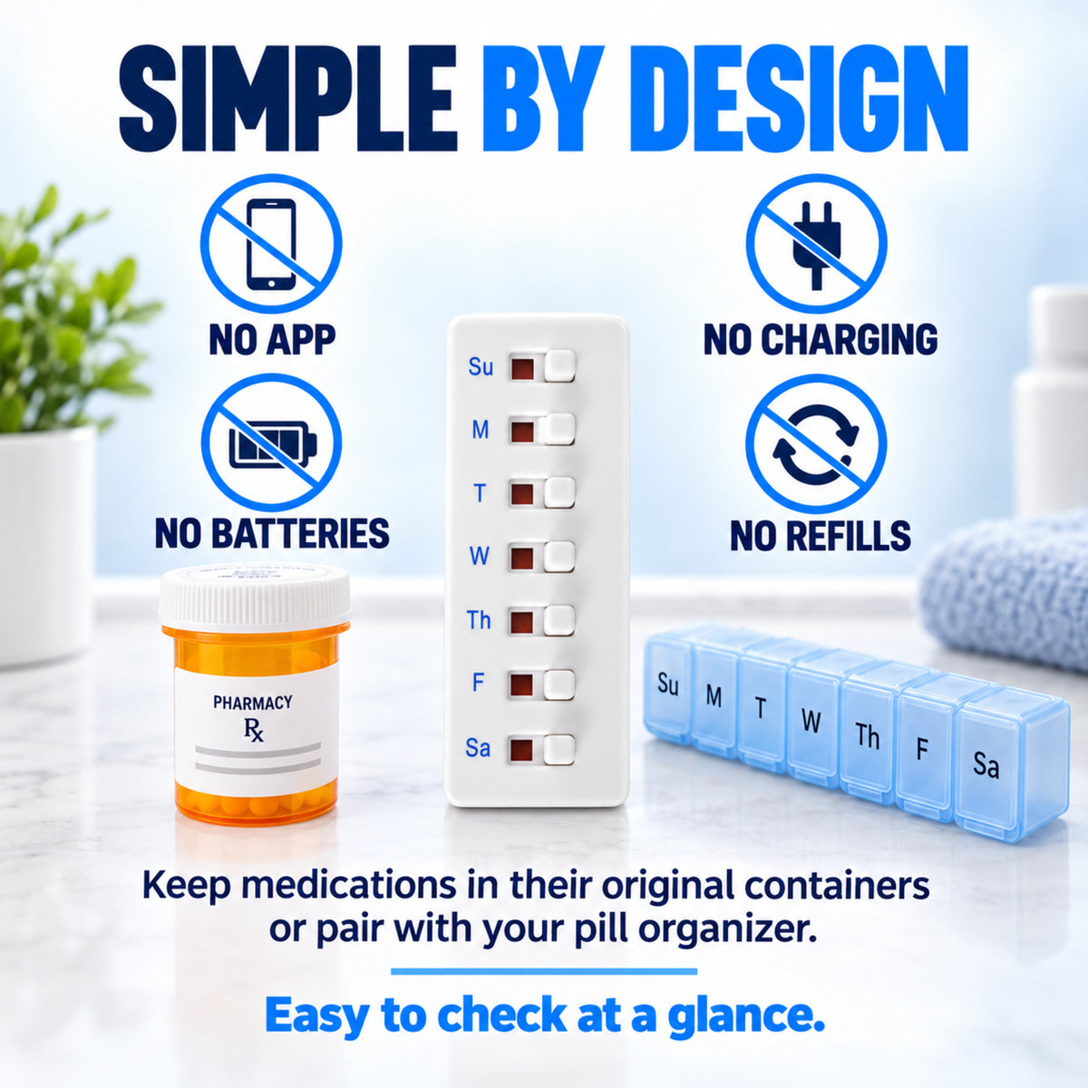 Medication Trackers (Set of 3)