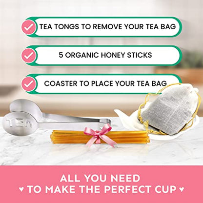 Pink Kettle Organic Tea Gift Basket