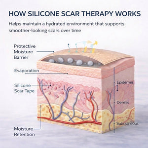 Scar Tape - Medical Grade Silicone (60 incHes) JDCareUSA