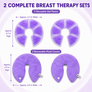 Mastectomy Hot Cold Breast Gel Packs (2 Pack)
