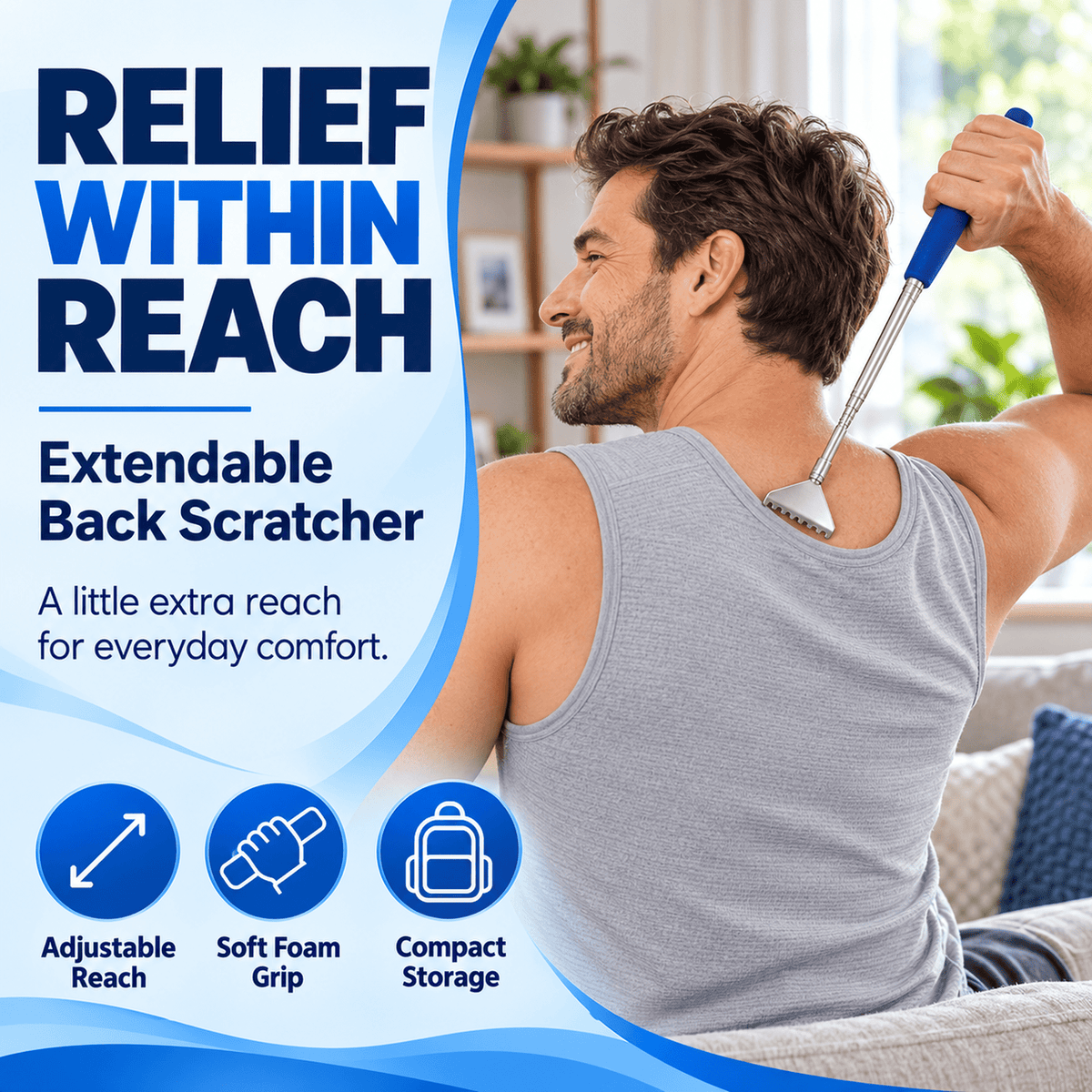 Extendable Back Scratcher - JDCareUSA