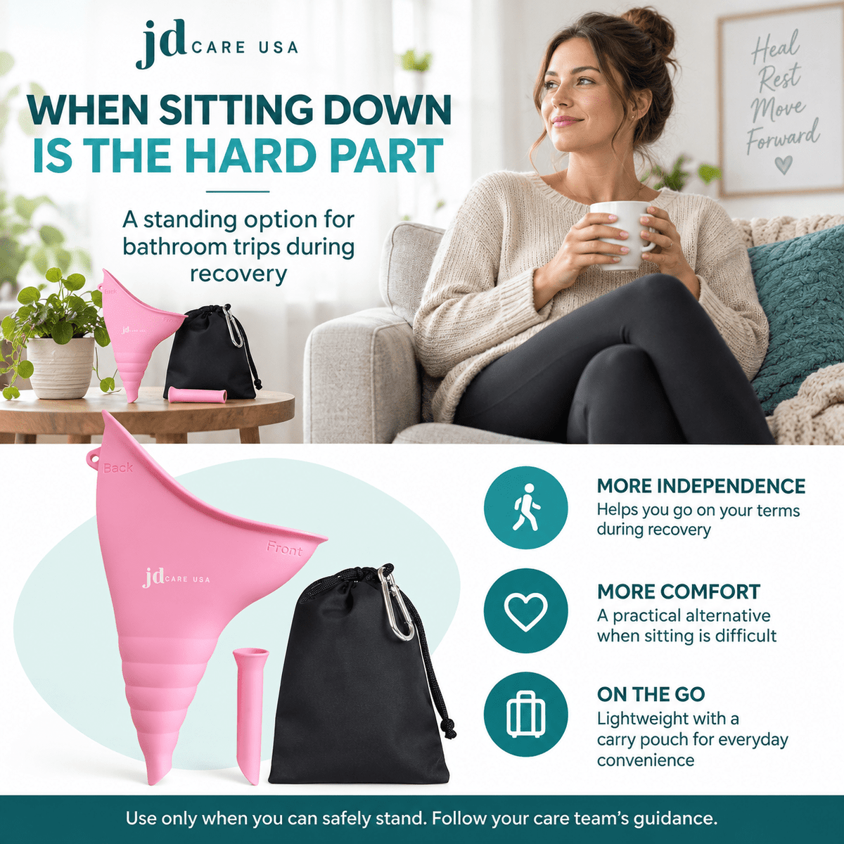 Female Urinal – Surgery Recovery Toilet Aid – JDCareUSA