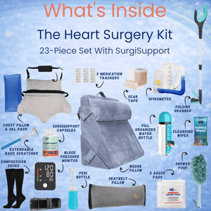 Heart Surgery Kit with SurgiSupport - JDCareUSA