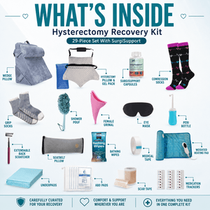 Hysterectomy Recovery Kit (29pc) - JDCareUSA