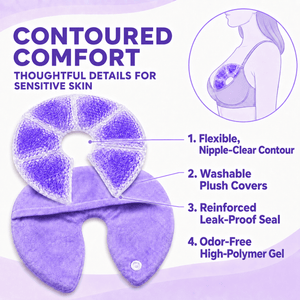 Mastectomy Hot Cold Breast Gel Packs (2 Pack) - JDCareUSA