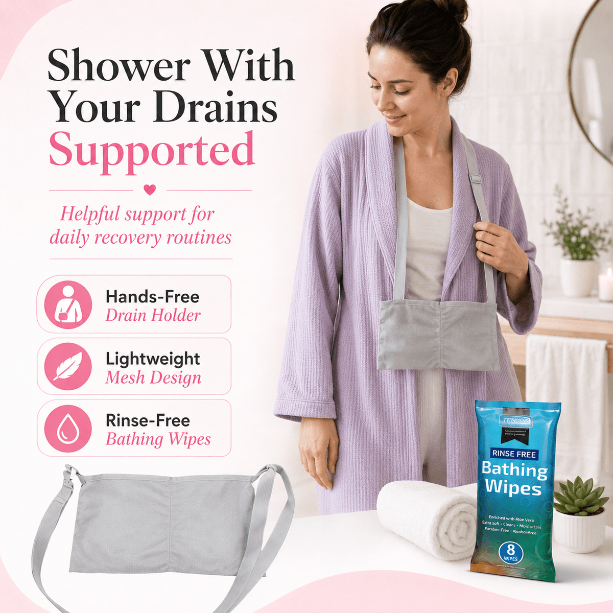 Mastectomy Plus Recovery Kit (33 pc) - JDCareUSA