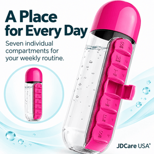 Pill Box Waterbottle - JDCareUSA