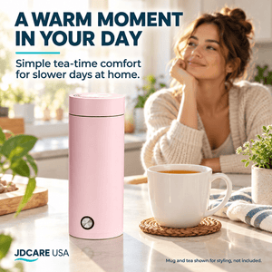 Pink Portable Tea Kettle - JDCareUSA