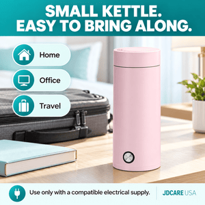Pink Portable Tea Kettle - JDCareUSA