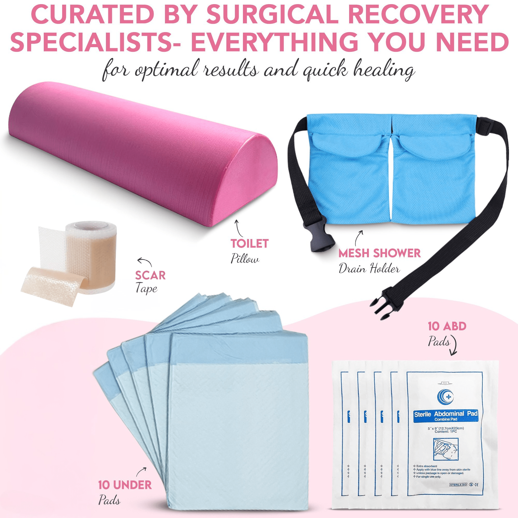 Ultimate BBL Kit with SurgiSupport (52 pc) - JDCareUSA