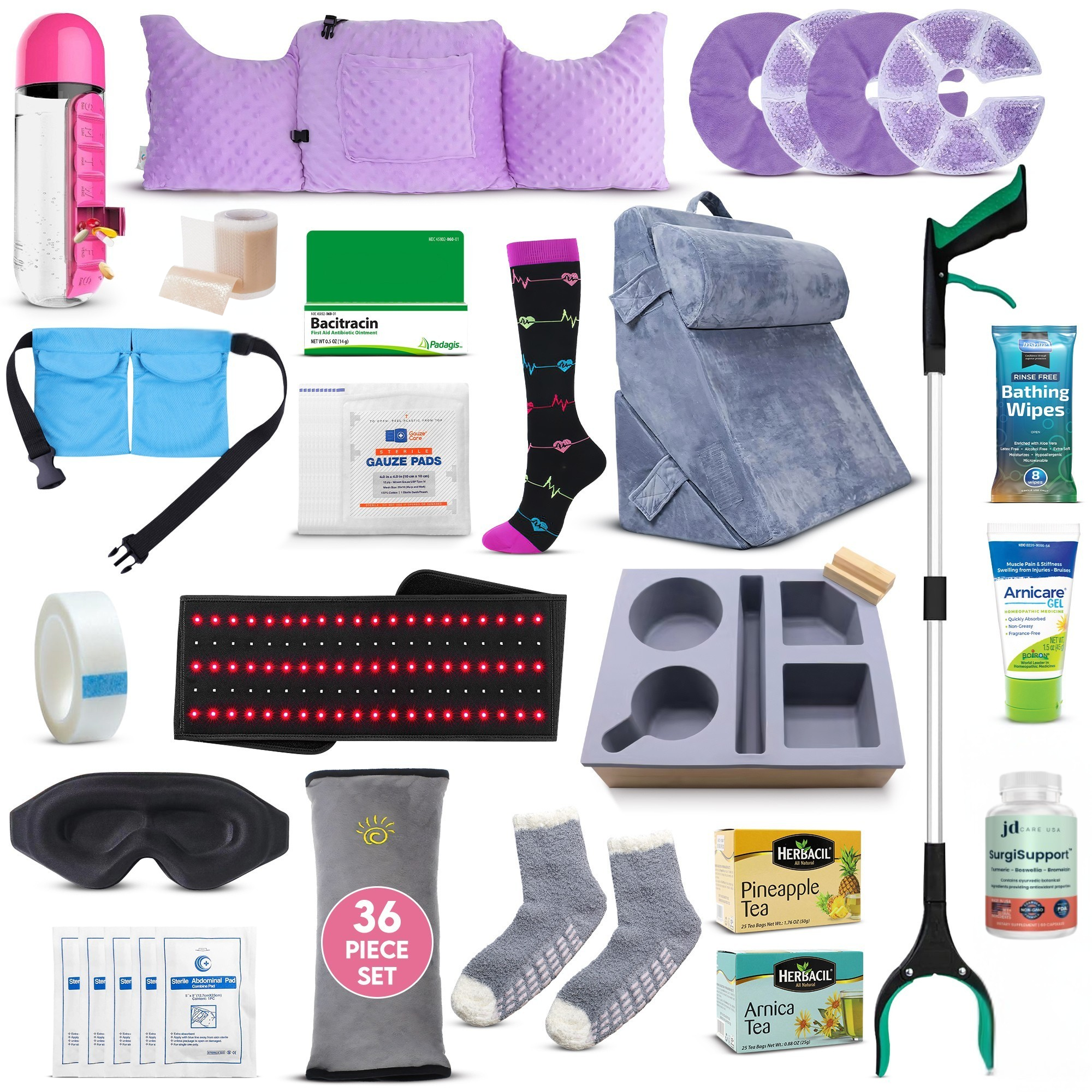 Ultimate Mastectomy Kit with SurgiSupport (36 pc) - JDCareUSA