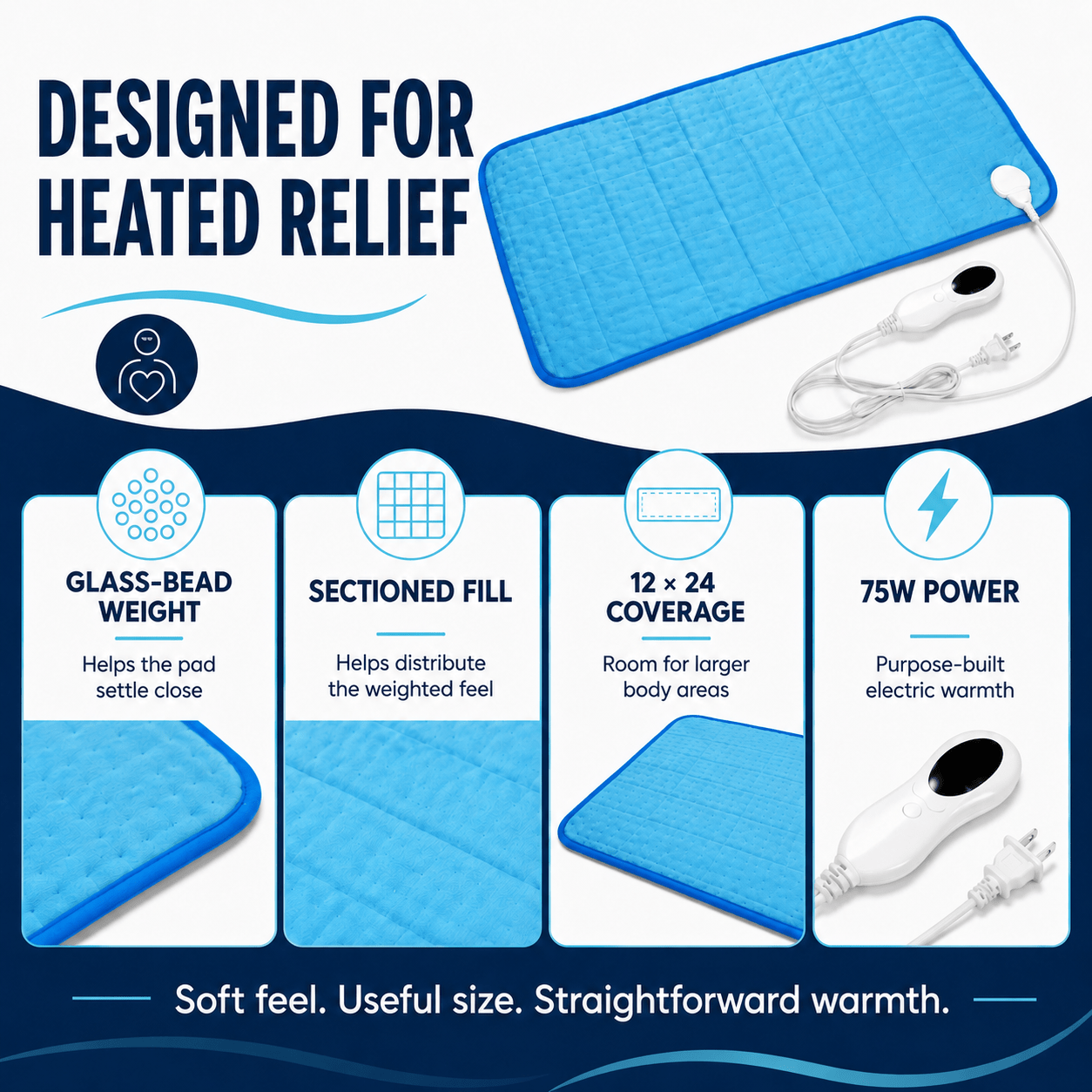 Weighted Heating Pad - JDCareUSA