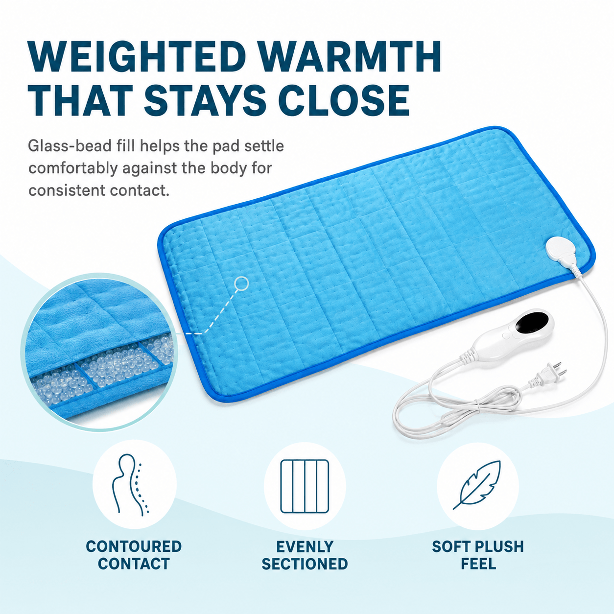 Weighted Heating Pad - JDCareUSA